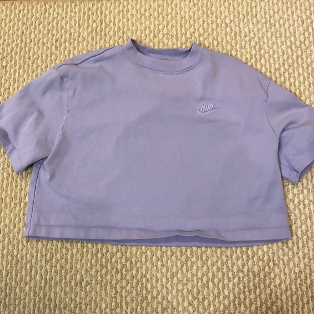 Cropped sweat shirt
